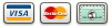 VISA, MasterCard and AMEX