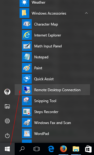 วิธีการจัดการ Windows Server ผ่านโปรแกรม Remote Desktop Connection  บนเครื่อง Pc